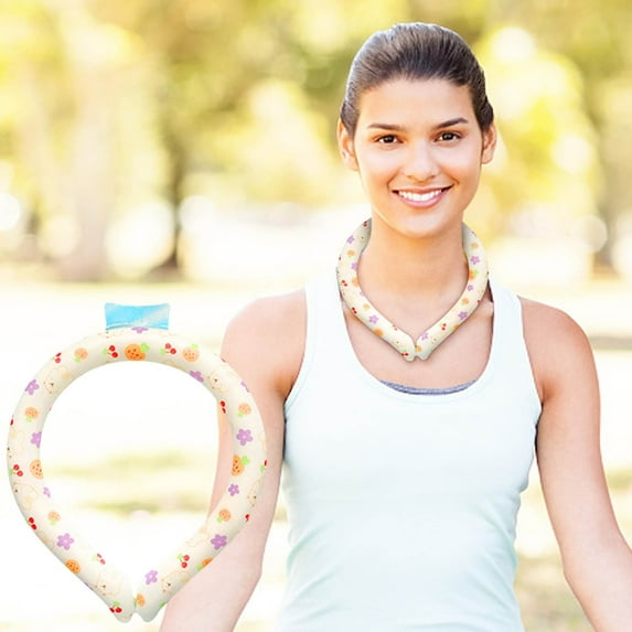 Bilqis Ice Collar,Neck Cooling Tube | Wearable Cooling Neck Wraps for Summer Heat I Hands Free Cold Pack | Reusable Neck Coole