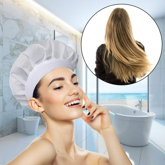 Bilqis Net Plopping Cap For Drying Curly Hair Net Plopping Cap For Drying Curly Hair With Drawstring Adjustable Net Plopping Cap For Drying Curly Hair Net Plopping