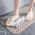 thumbnail image 1 of Bilqis Non Slip Bathtub Mat, Shower Foot Scrubber Mat, Non Slip Bath Mat for Tub with Suction Cups, Non Slip Shower Mats for for Quick Drying, 1 of 9