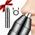 thumbnail image 1 of Bilqis Nose Hair Trimmer for Men Women, USB Rechargeable Electric Ear Nose Hair Trimmer Clipper, Professional Waterproof Dual Edge Blades for Easy Cleaning, 1 of 7