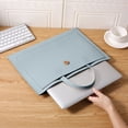 thumbnail image 1 of Bilqis PU Leather laptop bag, Work Handbags 13 Inch Computer, Laptop Protective Case , Notebook Storage Bag for Daily Travel Use, 1 of 6