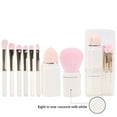 thumbnail image 1 of Bilqis Retractable Makeup Brush, 4 in 1 Portable Travel Lip Brush, Highlight Brush, Eyeshadow Brush, Foundation Blending Powder Brush Mini Facial Cosmetic Makeup Brush Set, 1 of 1