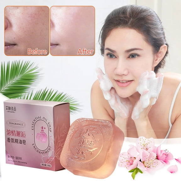 Bilqis Rose Scented Soap Has A Long-lasting Making It A Versatile Facial Shower And Hand Soap