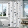thumbnail image 1 of Bilqis Shower Curtain Liner, PEVA Shower Liner, Plastic Waterproof Shower Curtains, 31.5*70.87 inch with Grommet Holes, 1 of 2