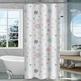 thumbnail image 1 of Bilqis Shower Curtain Liner, PEVA Shower Liner, Plastic Waterproof Shower Curtains, 31.5*70.87 inch with Grommet Holes, 1 of 2
