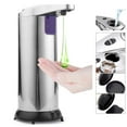 thumbnail image 1 of Bilqis Soap Dispenser, Touchless Automatic Soap Dispenser, Waterproof Base Stainless Steel Infrared Sensor Type Adjustable Soap Dispenser for Family Restaurants, 1 of 7