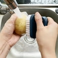 thumbnail image 1 of Bilqis Vegetable Scrubber Brush, Fruit and Vegetable Brushes, Vegetable Brush Scrubber for Food, Veggie Wash Brush with Stiff Bristles Vegetable Cleaner Brush for Fruits, Potatoes, Carrots & More, 1 of 6