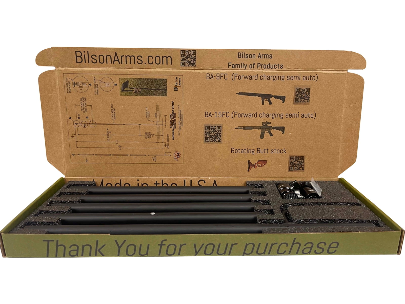 Bilson Arms Universal Field Camera Mount 2Ft To 5Ft, Black - Walmart.com