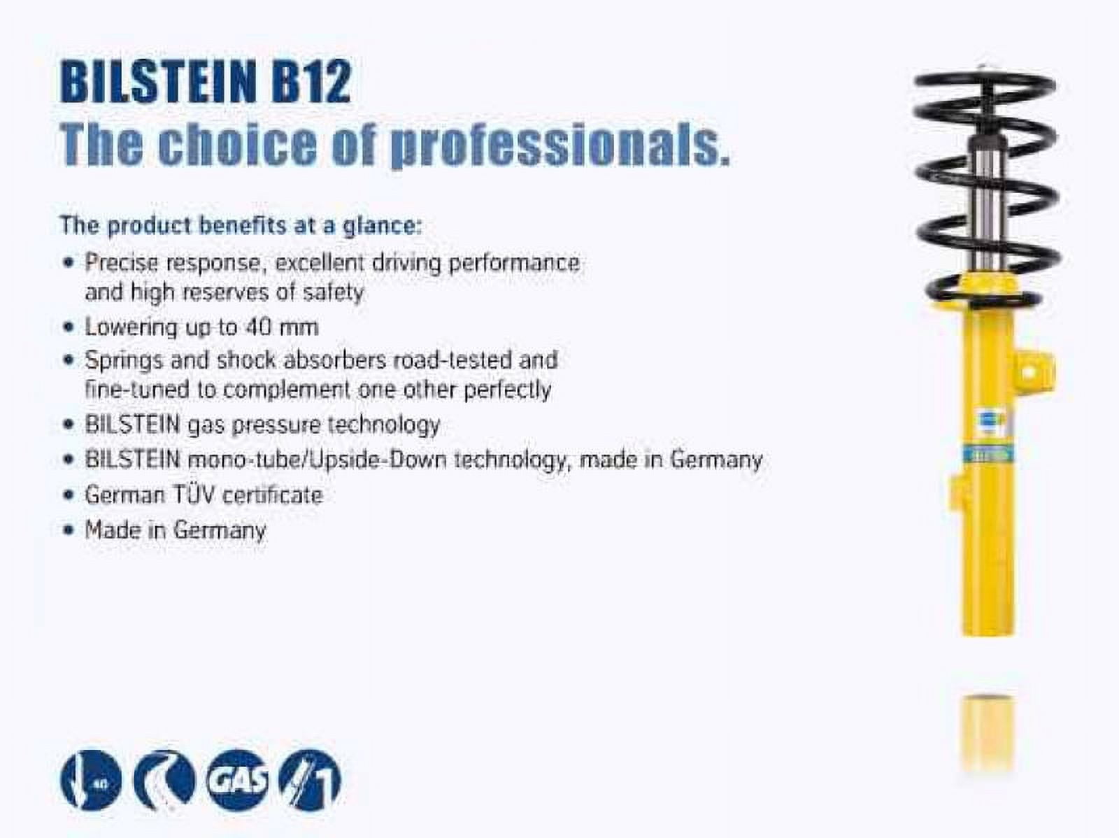 Bilstein B12 11-16 BMW X3 / 15-16 X4 Front and Rear Suspension Kit Fits select: 2011-2017 BMW X3 XDRIVE28I, 2015-2018 BMW X4 XDRIVE28I