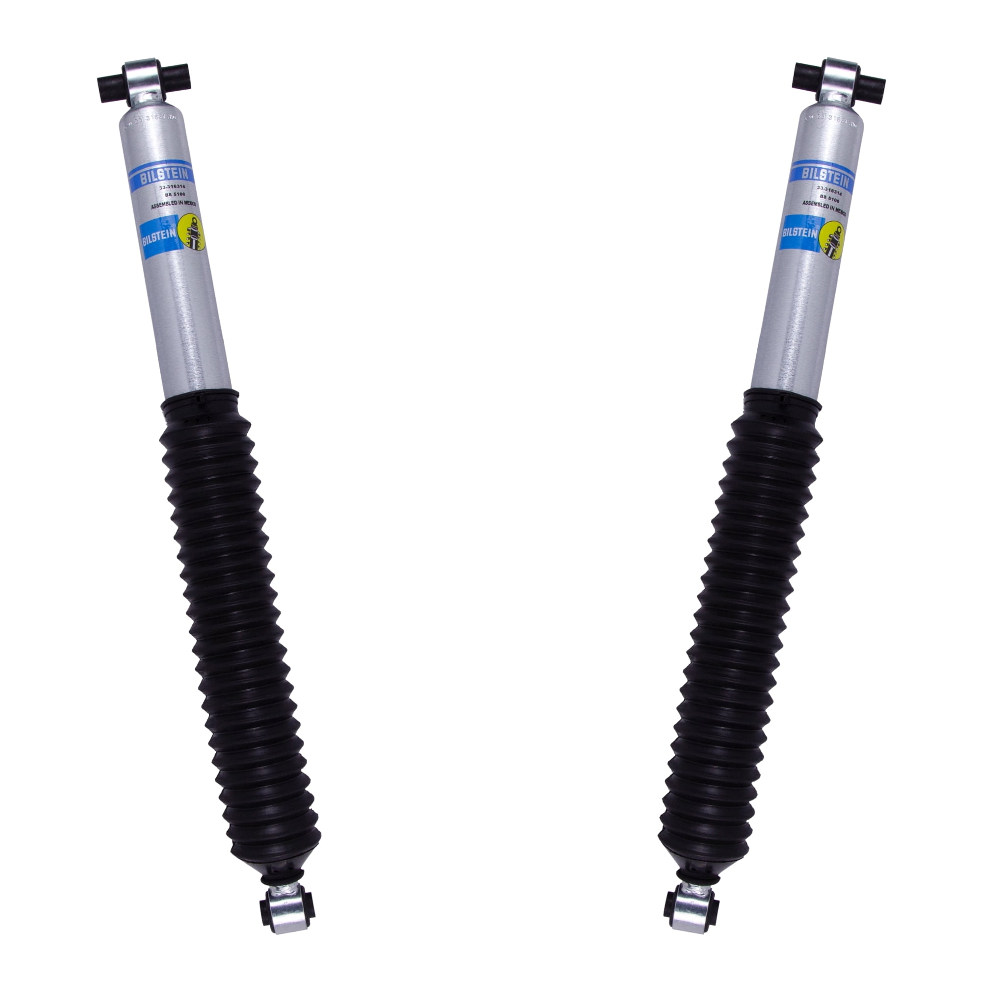 Bilstein Pair of Front B8 5100 Series Shocks Compatible with 2018-2025 Wrangler with 0-1.5" Front Lift