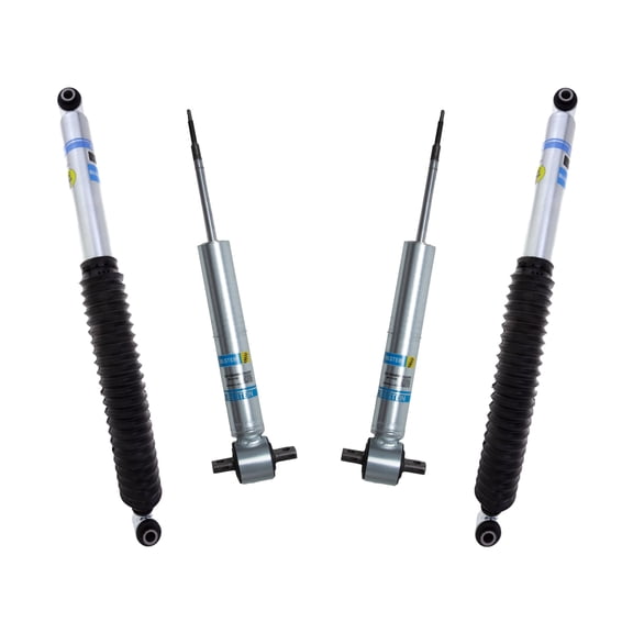 Bilstein Set of Front and Rear B8 5100 Series Shocks Compatible with 2014-2018 Silverado/Sierra 1500 with 0-1" Rear Lift | Provides 0-1.85" Front Lift