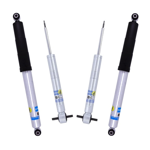 Bilstein Set of Front and Rear B8 5100 Series Shocks Compatible with 2019-2025 Silverado / Sierra 1500 w/o Active Ride Control and with 0-1" Rear Lift | Provides 0-2.5" Front Lift