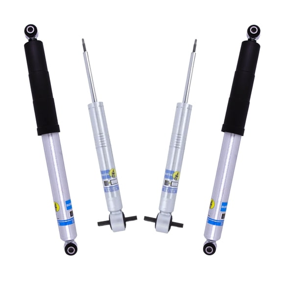 Bilstein Set of Front and Rear B8 5100 Series Shocks Compatible with 2019-2025 Silverado / Sierra 1500 w/o Active Ride Control and with 0-1" Rear Lift | Provides 0-2.5" Front Lift
