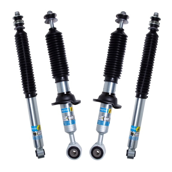 Bilstein Set of Front and Rear B8 5100 Series Shocks Compatible with 2022-2025 Tundra w/o Air Suspension and with 0-1" Rear Lift | Provides 0-2.3" Front Lift