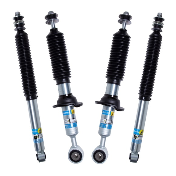 Bilstein Set of Front and Rear B8 5100 Series Shocks Compatible with 2022-2025 Tundra w/o Air Suspension and with 0-1" Rear Lift | Provides 0-2.3" Front Lift