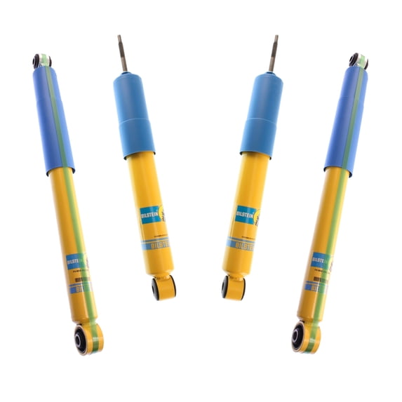 Bilstein Set of Front and Rear B6 4600 Series Shocks Compatible with 2001-2010 Silverado / Sierra 2500/3500 HD with 0" Lift