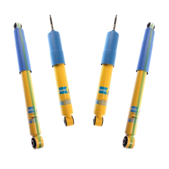 Bilstein Set of Front and Rear B6 4600 Series Shocks Compatible with 2001-2010 Silverado / Sierra 2500/3500 HD with 0" Lift