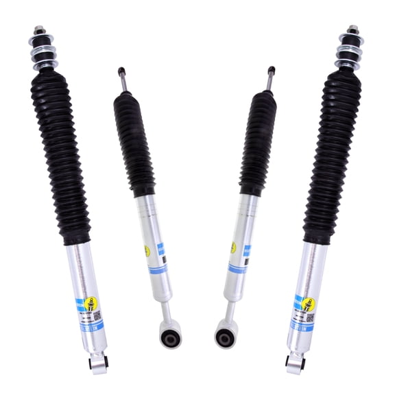 Bilstein Set of Front and Rear B8 5100 Series Shocks Compatible with 2007-2021 Tundra with 0-1" Rear Lift | Provides 0.875-2.3" Front Lift