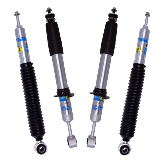 Bilstein Set of Front and Rear B8 5100 Series Shocks Compatible with 2010-2024 4Runner with 0-2" Rear Lift | Provides 0-2.5" Front Lift