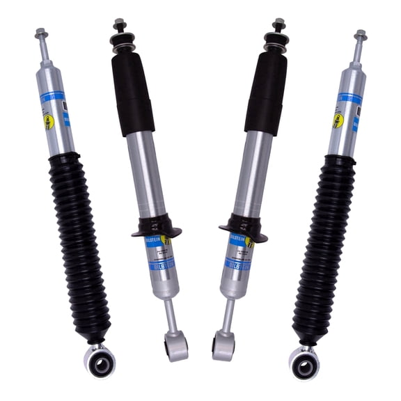 Bilstein Set of Front and Rear B8 5100 Series Shocks Compatible with 2010-2024 4Runner with 0-2" Rear Lift | Provides 0-2.5" Front Lift