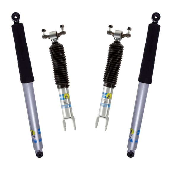 Bilstein Set of Front and Rear B8 5100 Series Shocks Compatible with 2011-2025 Silverado / Sierra 2500 / 3500 HD with 1.5" Front & 0-1" Rear Lift
