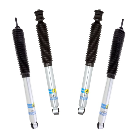 Bilstein Set of Front and Rear B8 5100 Series Shocks Compatible with 2014-2018 RAM 2500 w/o Air Suspension with 2-2.5" Front & 0-1" Rear Lift