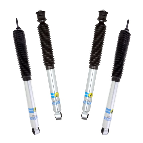 Bilstein Set of Front and Rear B8 5100 Series Shocks Compatible with 2014-2018 RAM 2500 w/o Air Suspension with 2-2.5" Front & 0-1" Rear Lift