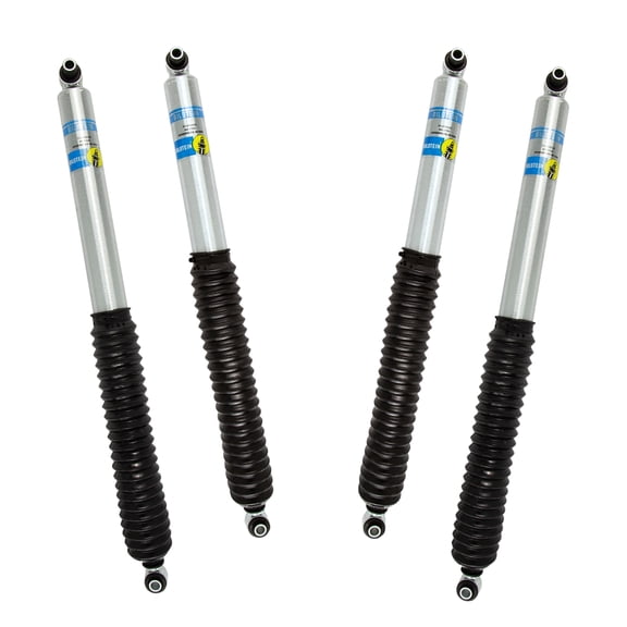 Bilstein Set of Front and Rear B8 5100 Series Shocks Compatible with 2018-2025 Wrangler with 2-3" Rear Lift