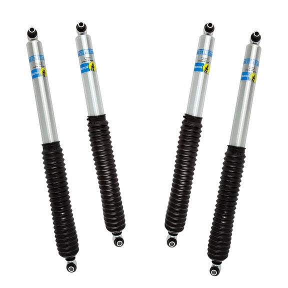 Bilstein Set of Front and Rear B8 5100 Series Shocks Compatible with 2018-2025 Wrangler with 2-3" Rear Lift