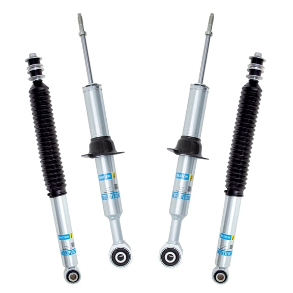 Bilstein Set of Front and Rear B8 5100 Series Shocks Compatible with 2024-2025 Tacoma with 0-1.5" Rear Lift and Coil Spring Rear Suspension