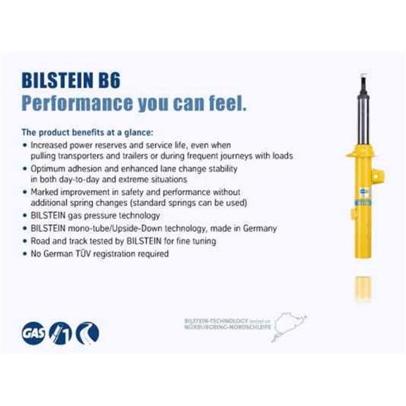 Bilstein B6 15-19 Kia Soul Front Right Twintube Strut Assembly