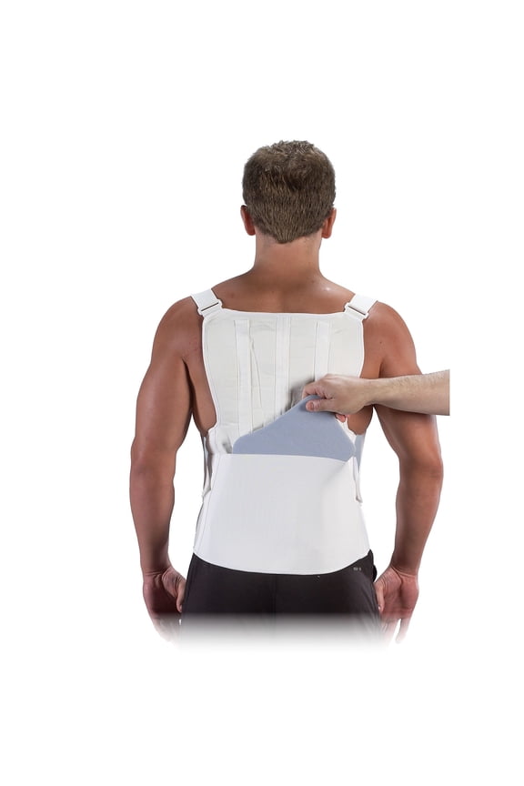 Bilt-Rite Mastex Health 10-10900-SM TLSO Deluxe Support- White - Small