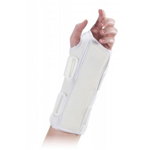 Bilt-Rite Mastex Health 10-22121-UN-2 8 in. Universal Wrist Splint, Left - White