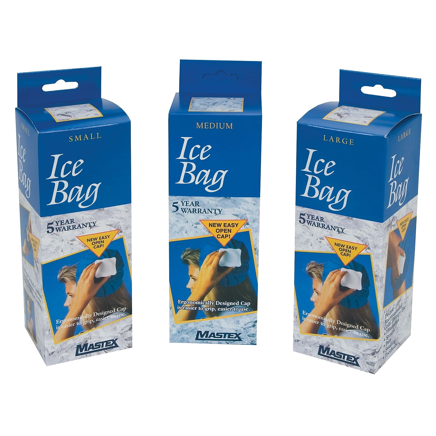 Bilt-Rite Mutual  Ice Bags Blue 11in 3 pack (ICE11-3)