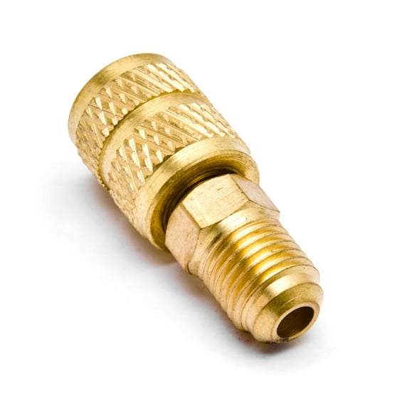 Biltek 1/4" Male SAE x 5/16" Female SAE Swivel Adapter for R410a Mini Split HVAC System