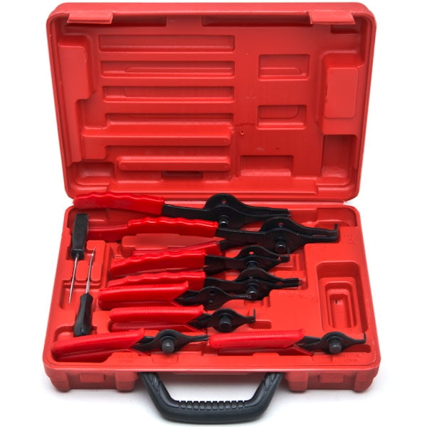 Biltek 11pc Snap Ring Plier Set Mechanic PRO Circlips w/Case Car Truck Motorcycle 11-pc Snap Ring Pliers Set Mechanics Circlips Auto Tool Internal External Pliers