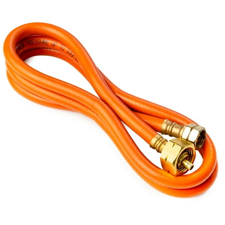 Biltek 5ft LPG Propane Pressure Hose - 300PSI - Pressure Hose Designed for Propane-Butane Gas with W21.8-14 Fitting
