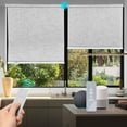 thumbnail image 1 of Biltek Smart Blinds for Windows Light Filtering Shades Motorized Roller Blinds & Shades Cordless Window Blinds Electric Blinds with Remote Automatic Window Shades For Home Smart Home Office 65" x 72", 1 of 9