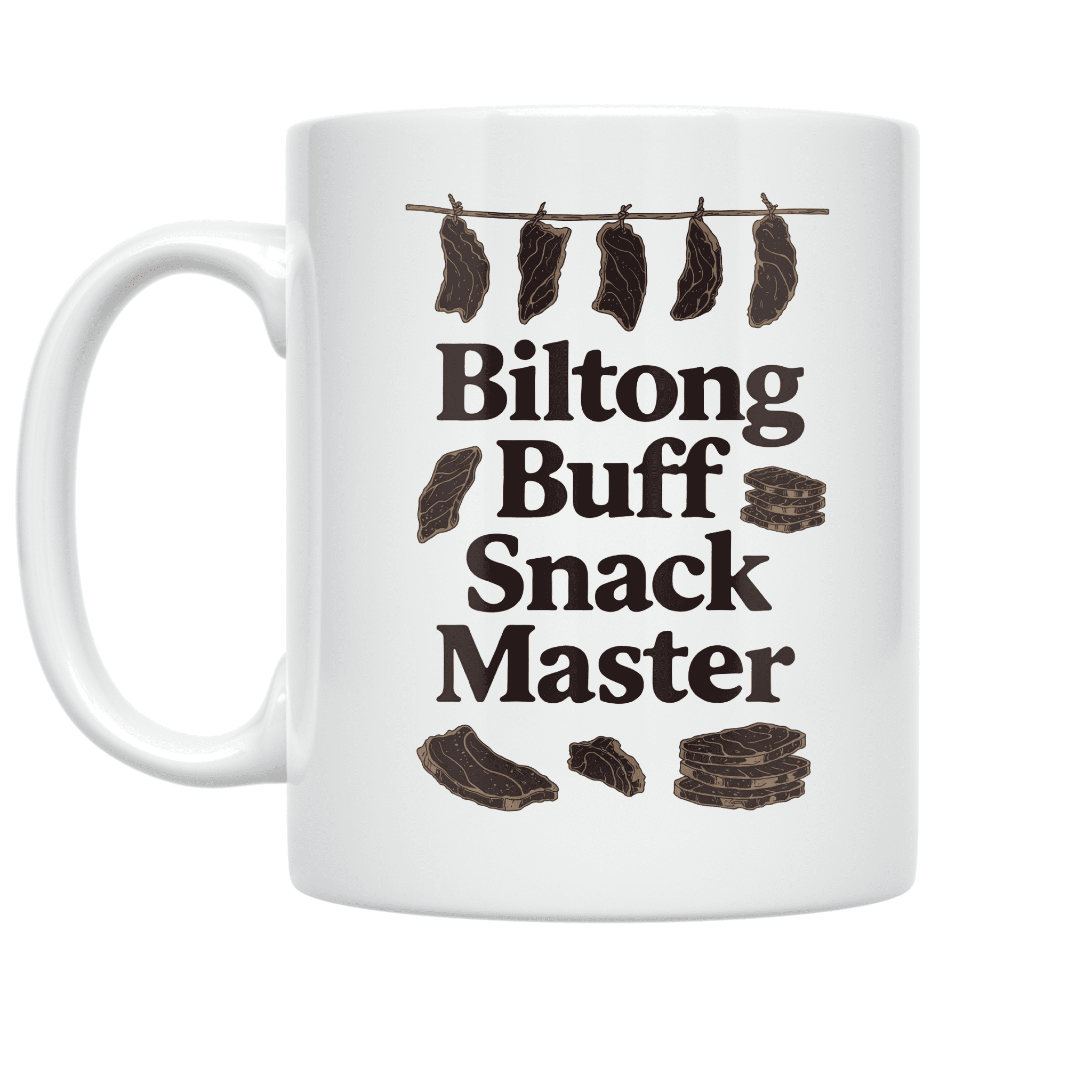 Biltong Buff Snack Master - Biltong Snack Lover - 11 oz Ceramic Coffee ...