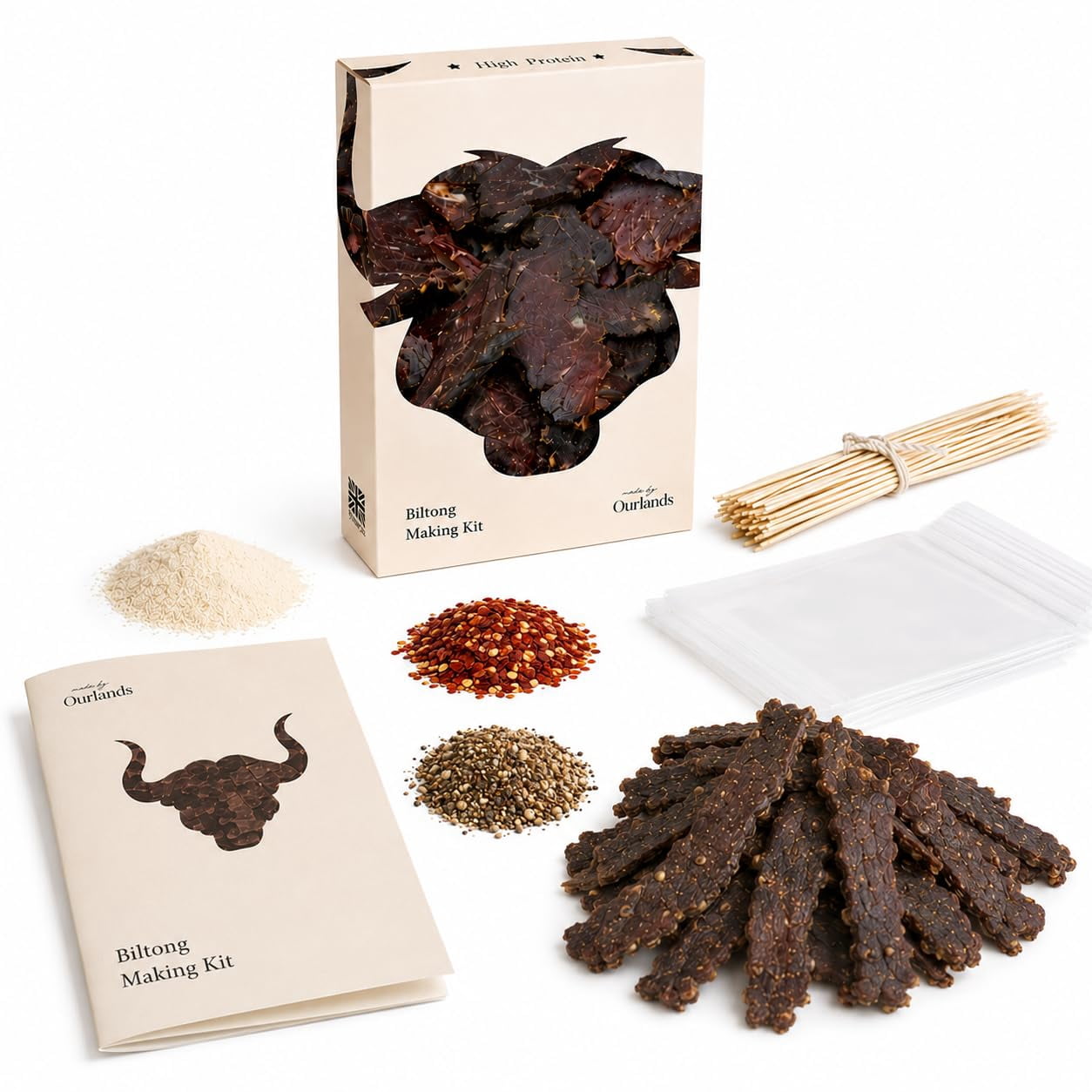 Biltong Making Kit by OurHands - Make Your Own Biltong with Seasoning ...