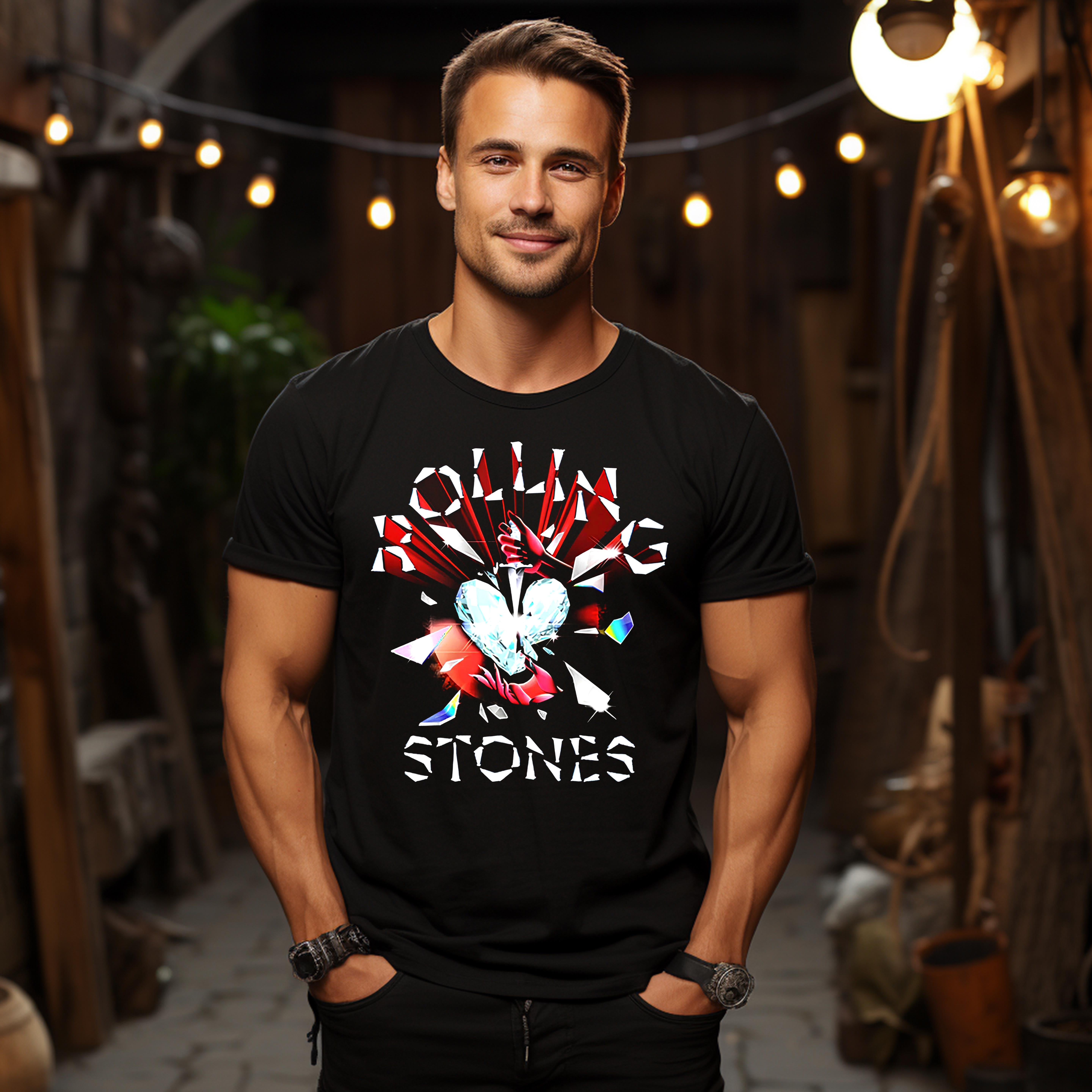 Biluxurytee, HACKNEY DIAMONDS ALBUM UNISEX TSHIRT Up To 4XL