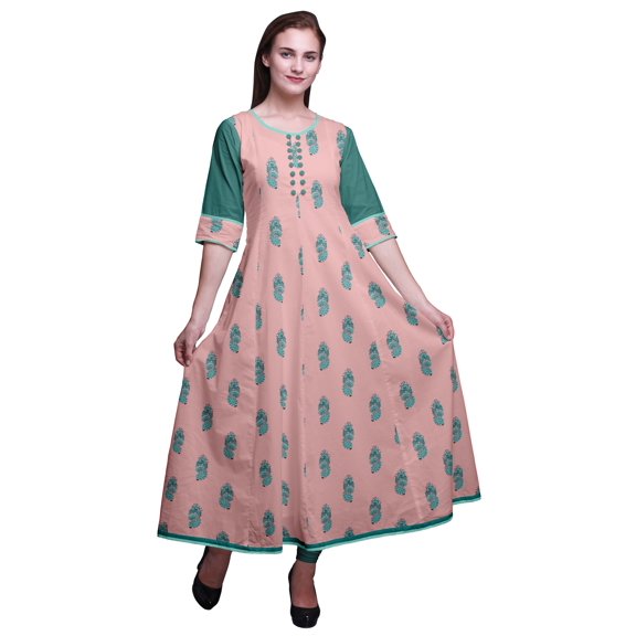 Bimba Anarkali Dress Long Indian Ethnic Wear For Women Maxi Kurta EthnicÂ Kurti
