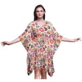thumbnail image 1 of Bimba Artistic Short Caftan Midi Dress Beach Swimwear Cover up Womens Kaftan-S-L, 1 of 5