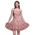 thumbnail image 1 of Bimba Bird Printed Women Smocked Waist Top Spaghetti Strap Mini Sun Dress-XXX-Large, 1 of 5