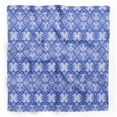 thumbnail image 1 of Bimba Blue Bandhani Tie-Dye Pure Silk Printed Head Bandanas Summer Neck Wrap Scarf 40 x 80 Inches, 1 of 6