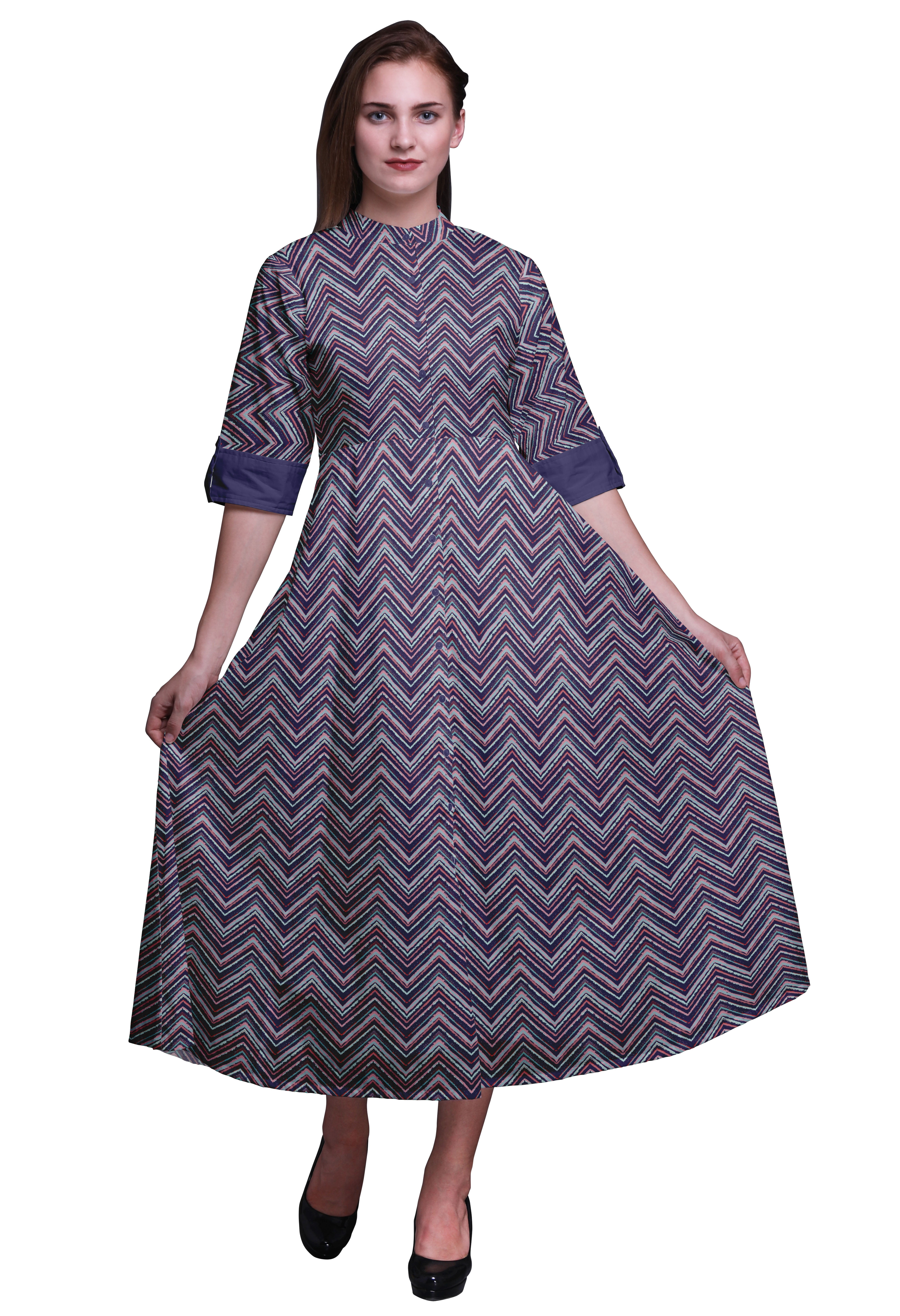Bimba Check Ladies Button Down Print Dress A-Line Cocktail Party Shirt Dress-X-Large  - Walmart.com
