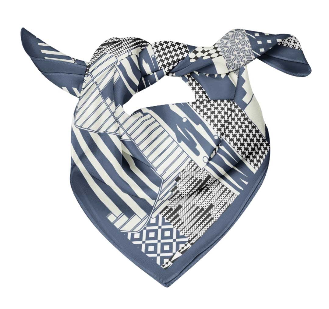 Bimba Cotton Voile Rectangular Printed Scarf Women Wrap Bandanas-40 x ...