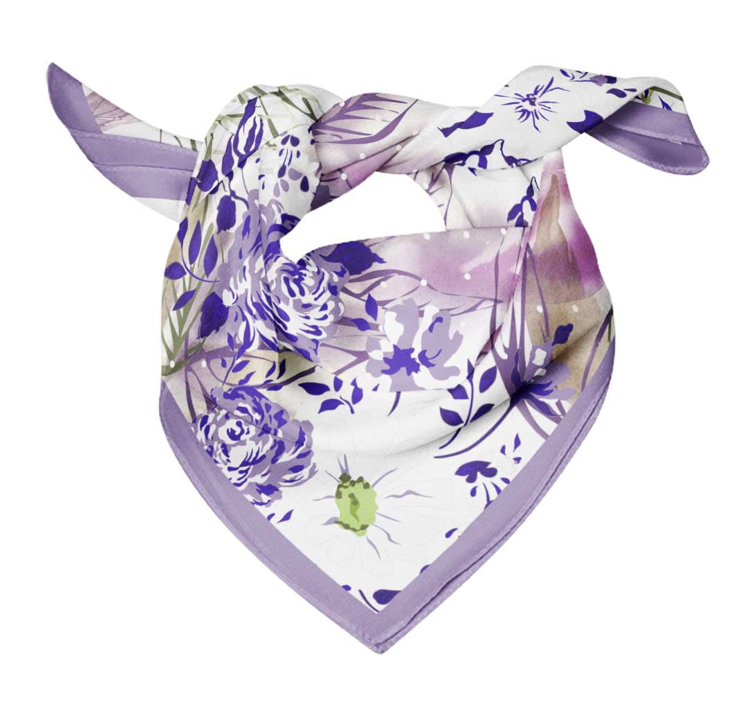 Bimba Cotton Voile Rectangular Printed Scarf Women Wrap Bandanas-40 x ...