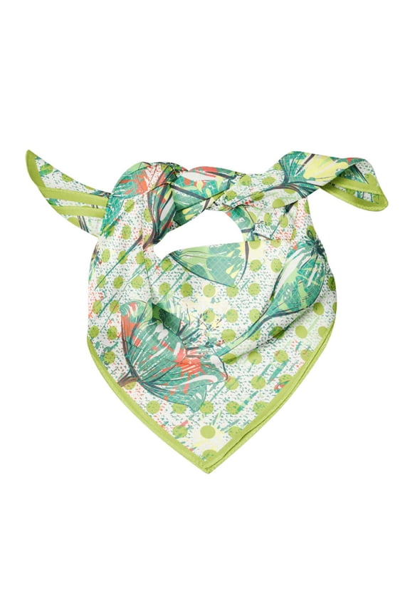 Cotton Voile Women Square Scarf Neck Wrap Summer Bandanas-40 x 40 Inches
