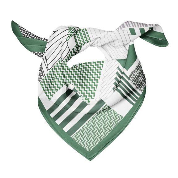 Bimba Cotton Voile Women Square Scarf Neck Wrap Summer Bandanas-40 x 40 Inches